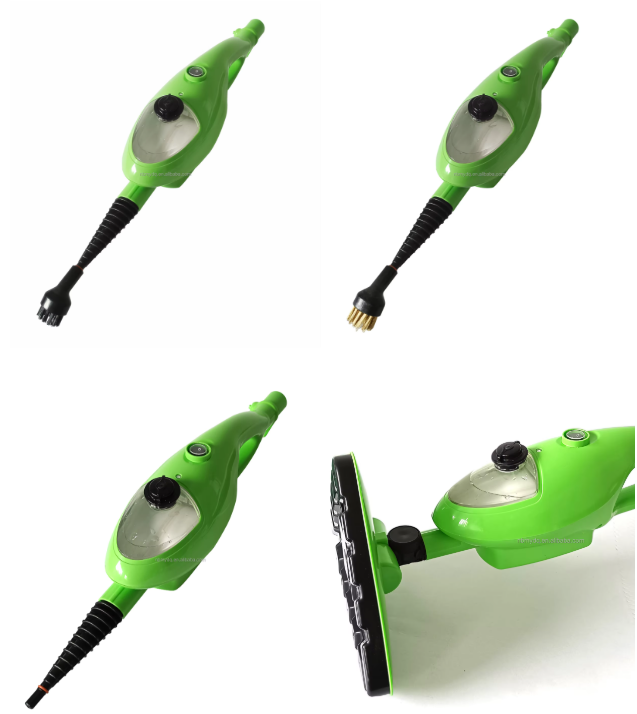 🏆 SteamPro - Trapeador estilo mopa a Vapor 5 en 1 para Limpieza Profunda