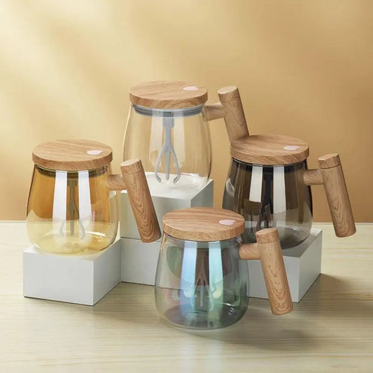 Taza Agitadora Eléctrica – Café perfecto sin cucharita ☕⚡