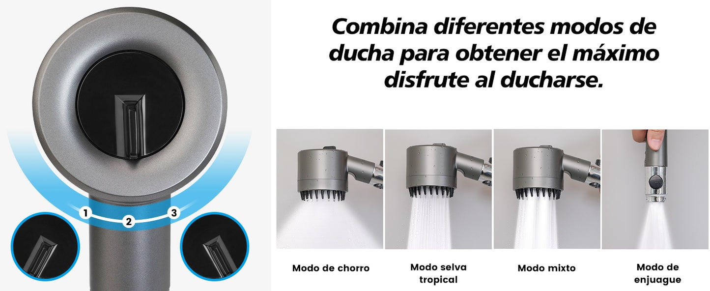 🛁💧 HydroSpa 4 en 1 – Ducha de Alta Presión & Filtrado Purificante