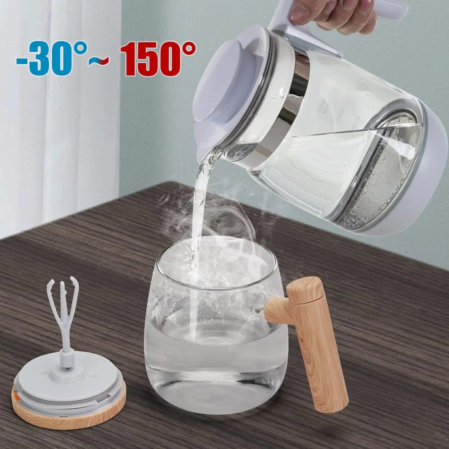Taza Agitadora Eléctrica – Café perfecto sin cucharita ☕⚡