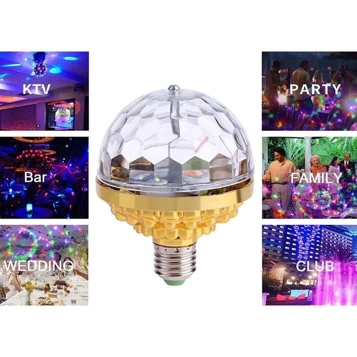 Lampara giratoria luces LED