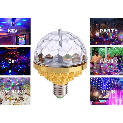 Lampara giratoria luces LED