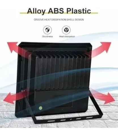 FOCO REFLECTOR SOLAR 300W CON PANEL SOLAR INDEPENDIENTE