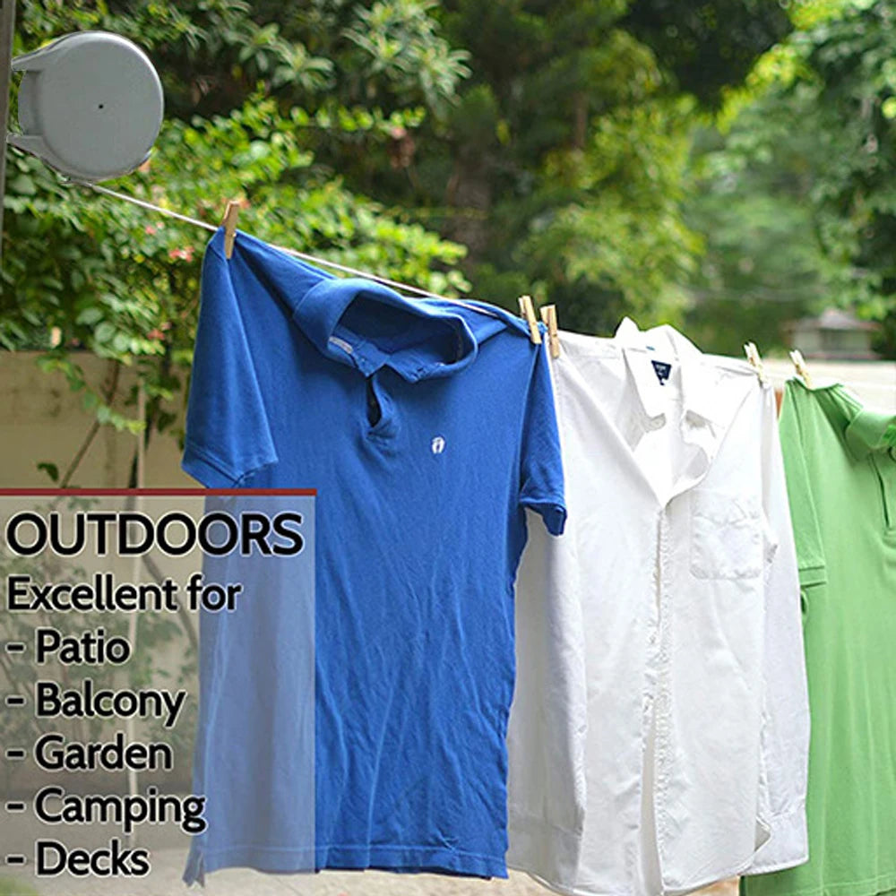 COLGADOR RETRACTIL DE ROPA 15 m