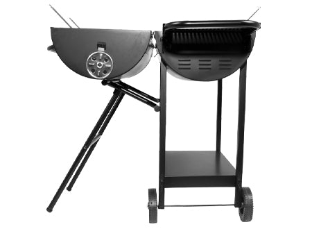 Parrilla Clásica a carbón doble
