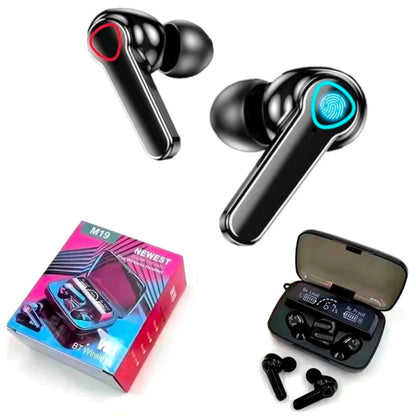 Audífonos Bluetooth M19 con Luz LED